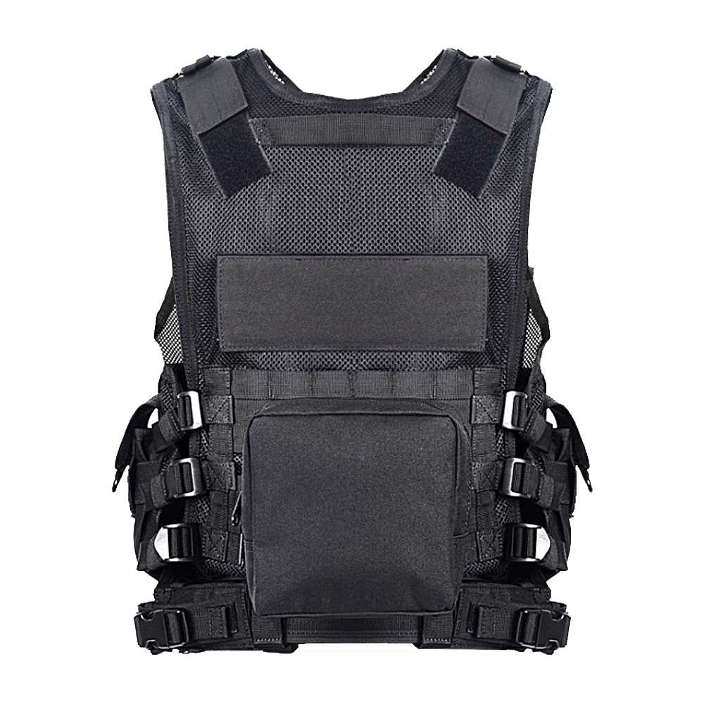 Tactical Vest Military Carrier Holster Police Molle Assault Combat Gear ...