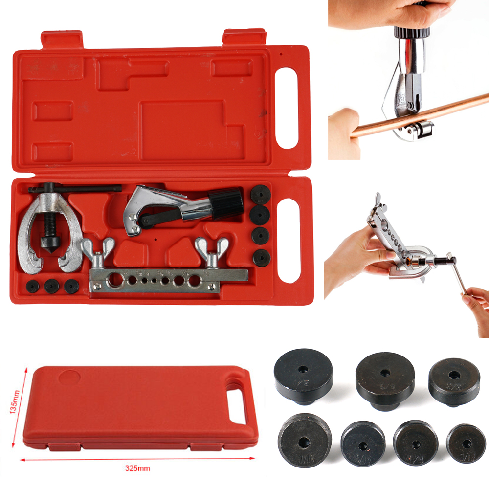 Air Conditioning Tools >> Details About 7 Dies Double Flare Flaring Tube Brake Lines Pipe Air Conditioning Tools Kit Set Air Conditioning Tools >> Details About 7 Dies Double Flare Flaring Tube Brake Lines Pipe Air Conditioning Tools Kit Set